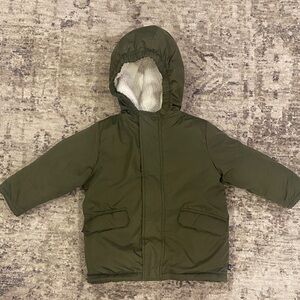 GAP Kids Dark Green Puffer Jacket 2T